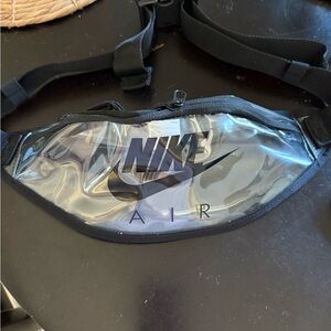 Nike Air Heritage Fanny Cross Body Pack Zip Hip Thermo Clear Transparent Pack